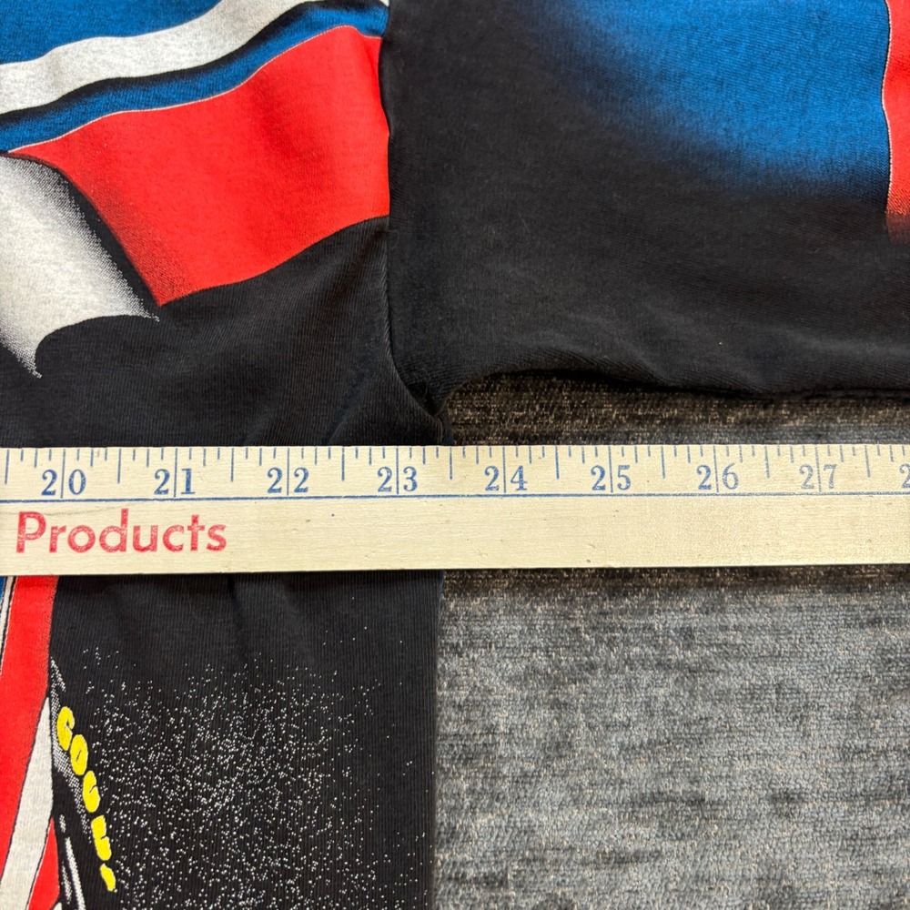 Vintage Dale Jarrett Graphic Tee Mens XL Racing T-Shirt Chase AOP USA NASCAR Y2K - Picture 8 of 9